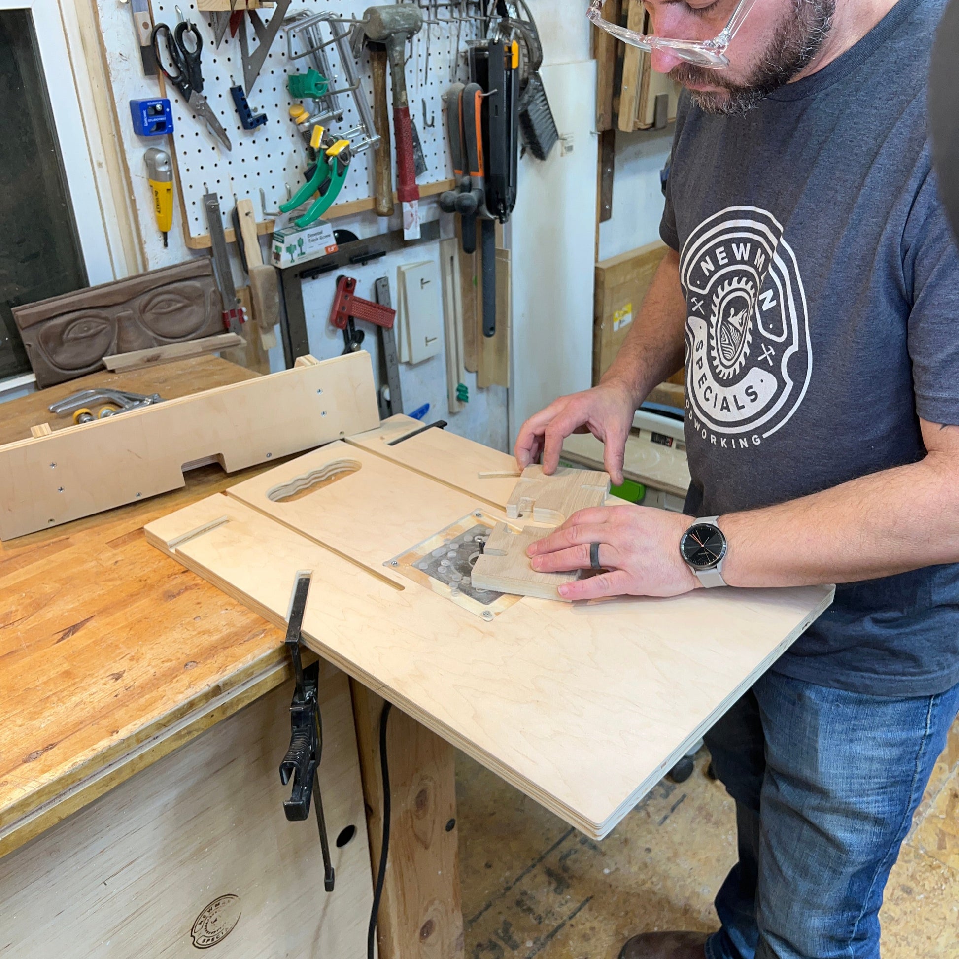 Portable Router Table with Fence & Universal Baseplate