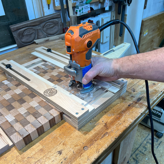 Trim Router Flattening Jig for Precision Woodworking