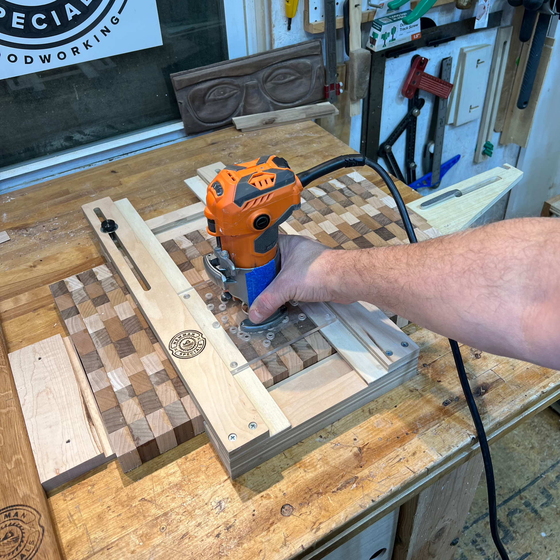 Trim Router Flattening Jig for Precision Woodworking