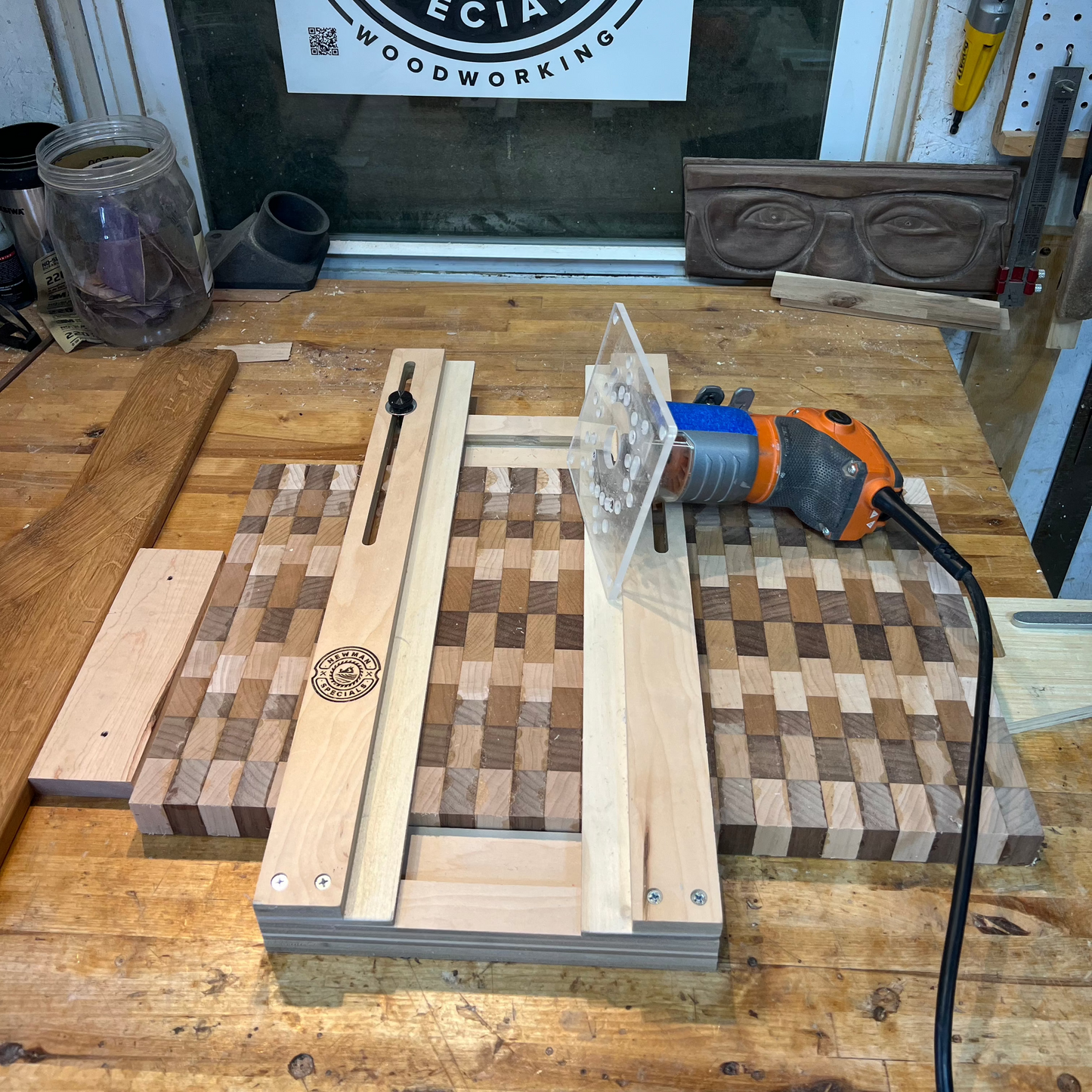 Trim Router Flattening Jig for Precision Woodworking