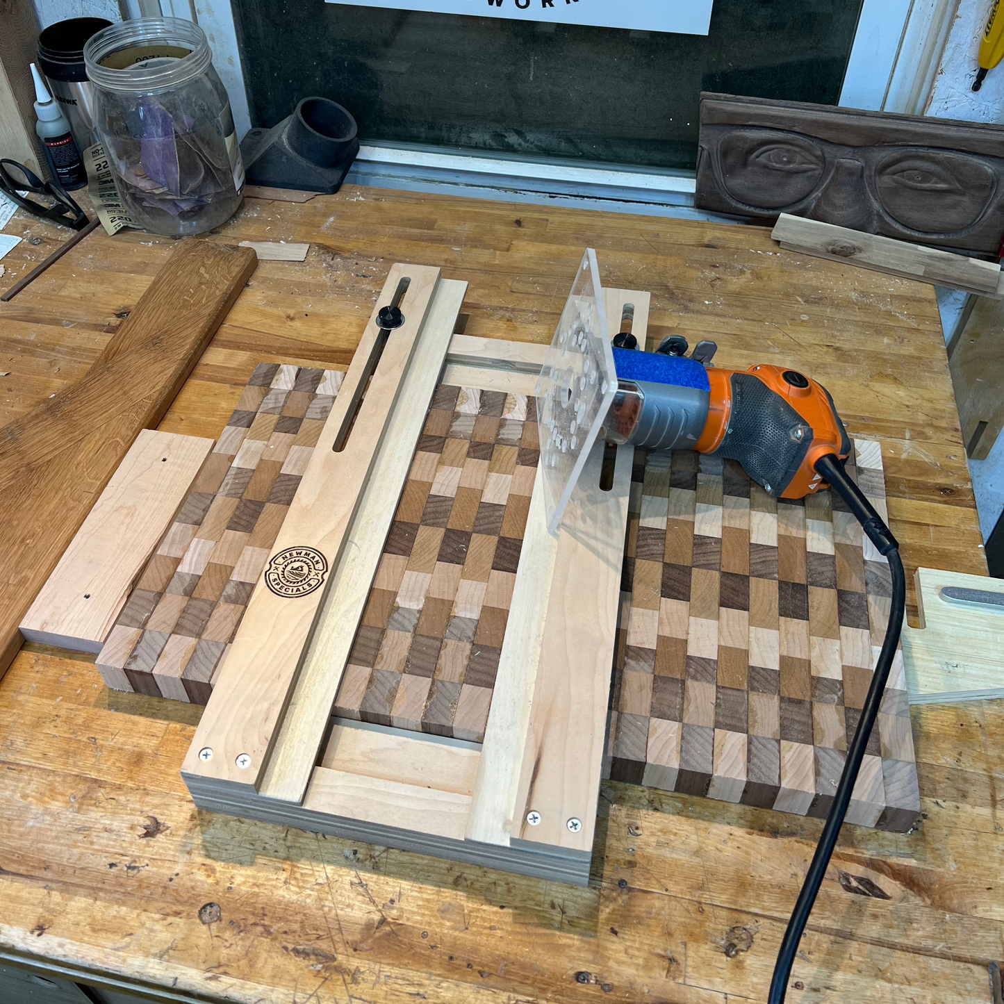 Trim Router Flattening jig