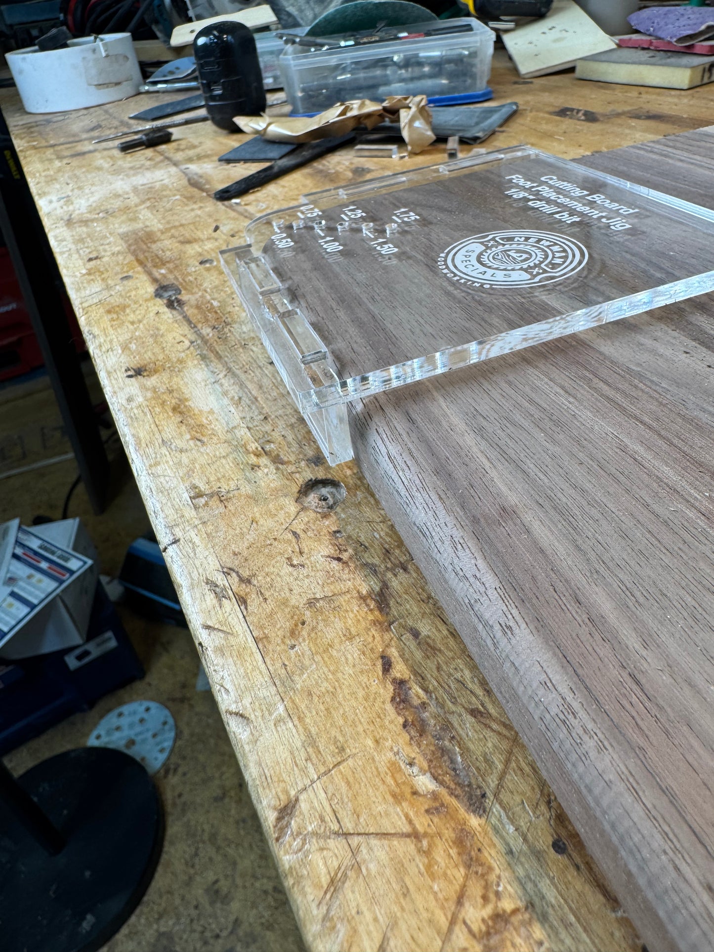Cutting Board Foot Hole jig