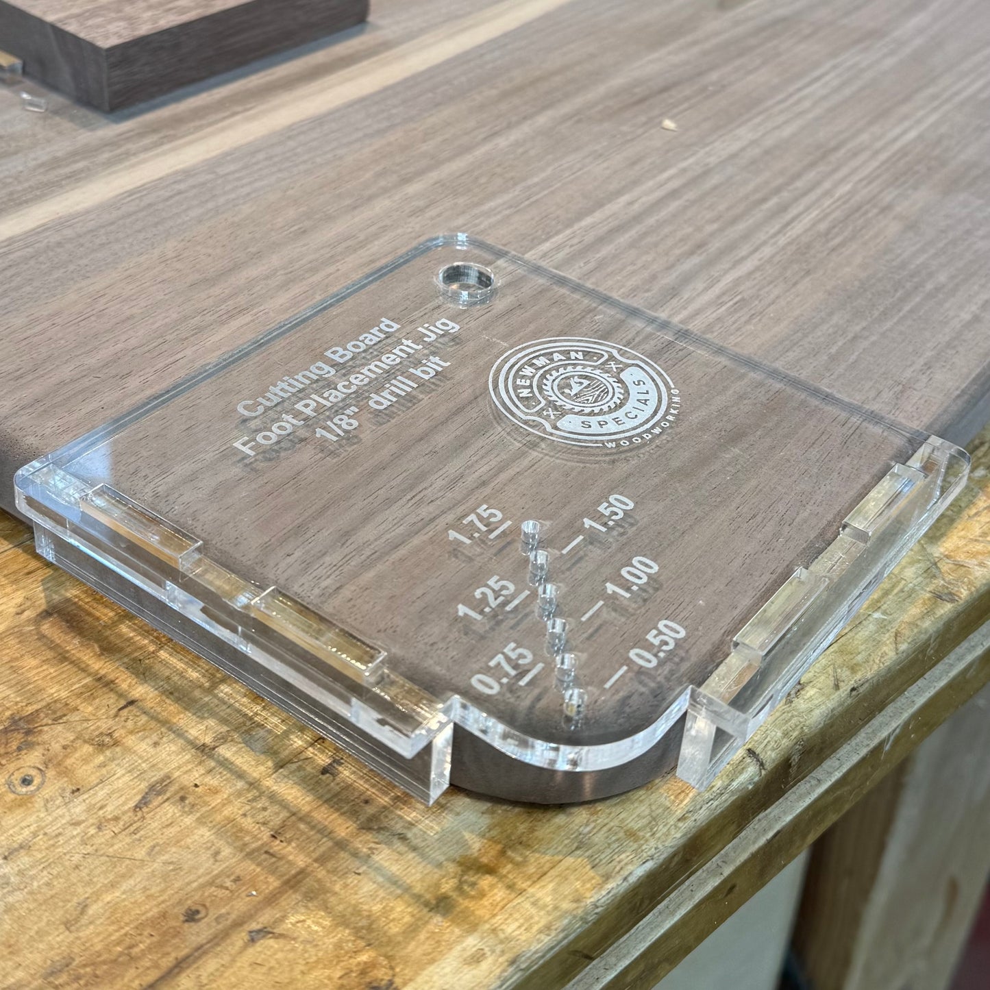 Cutting Board Foot Hole jig