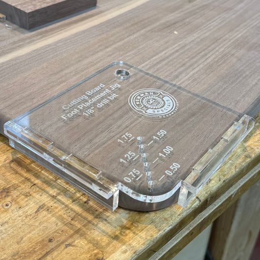 Cutting Board Foot Hole jig