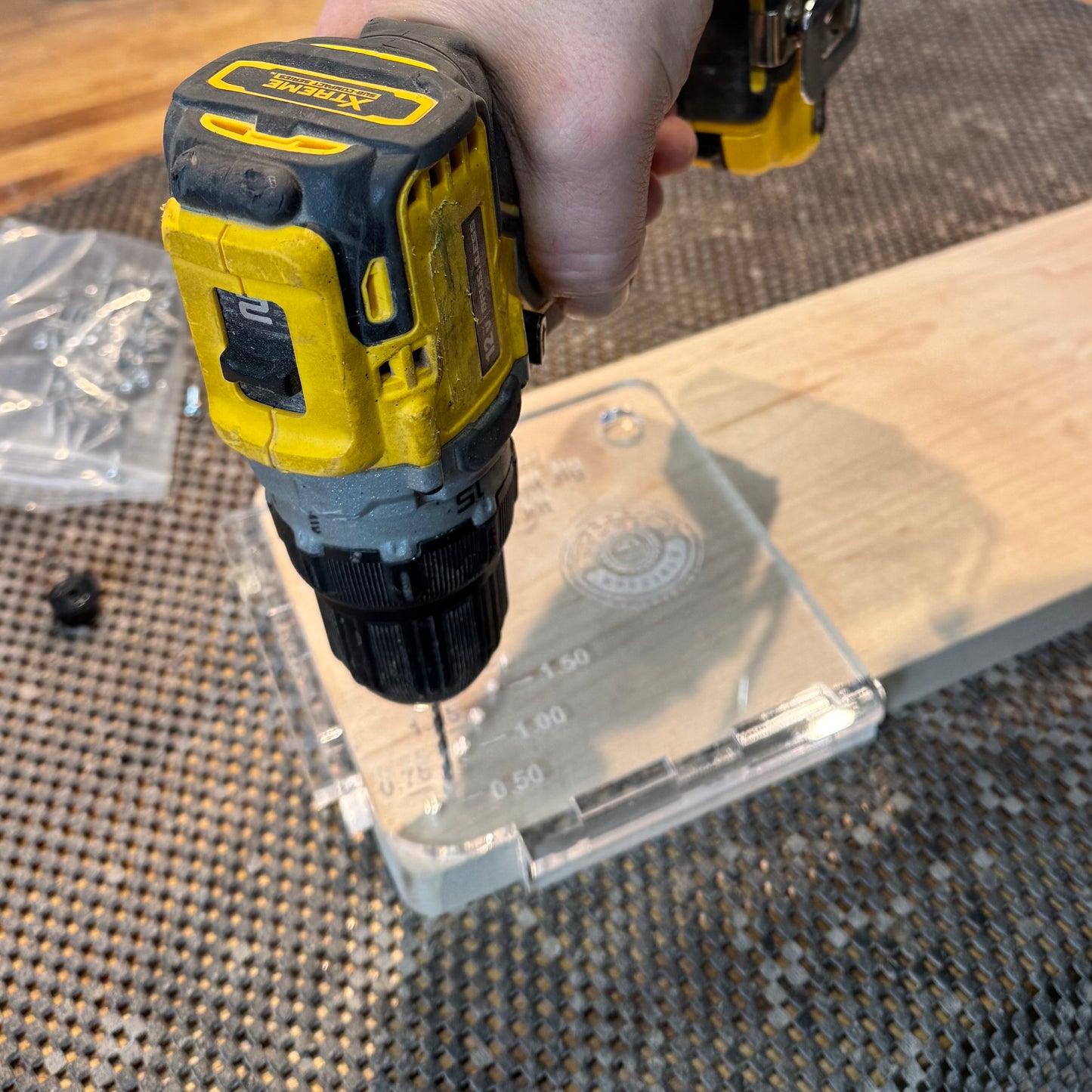 Cutting Board Foot Hole jig