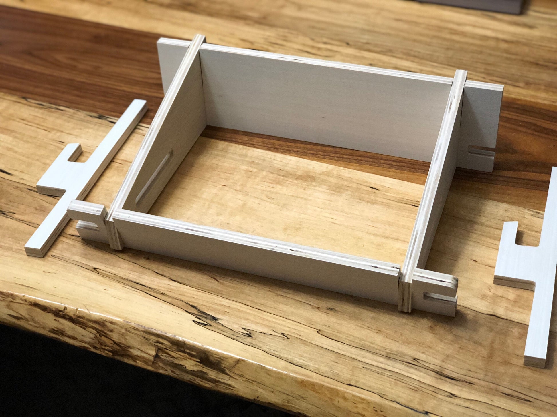 Durable Plywood Laptop Stand by Newman Specials Woodwork