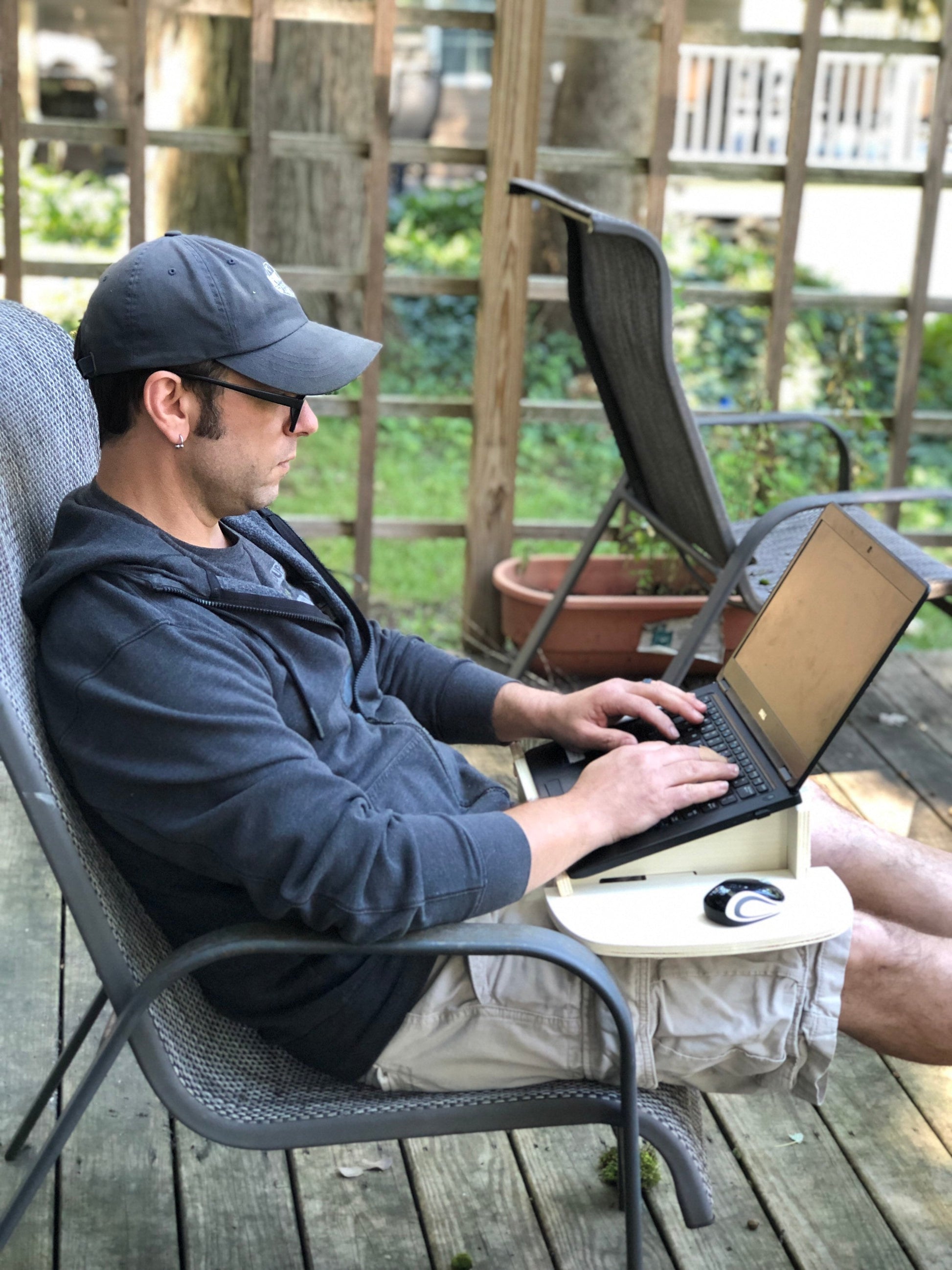 Flat Pack Laptop Mouse Pad by Newman Specials Woodwork