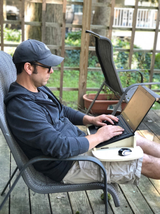 Flat Pack Laptop Mouse Pad by Newman Specials Woodwork