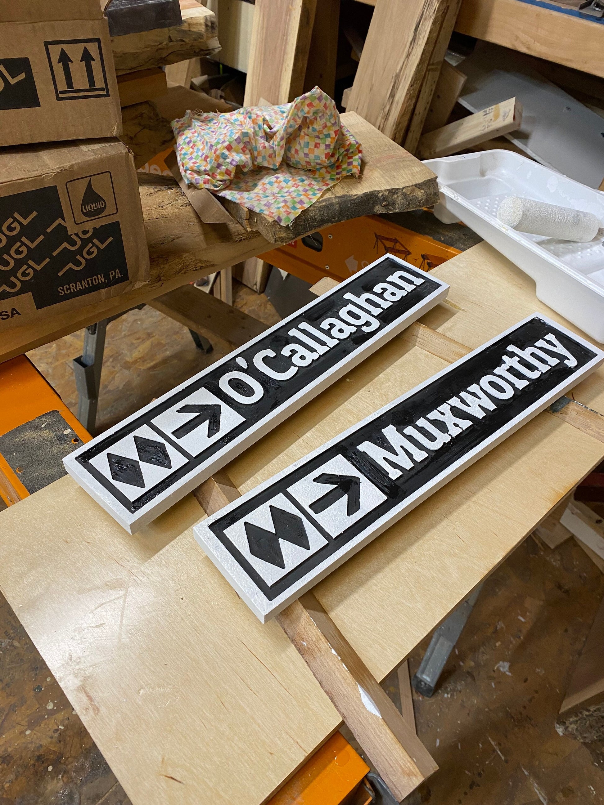 Double Black Diamond Custom Name Plate - Newman Specials