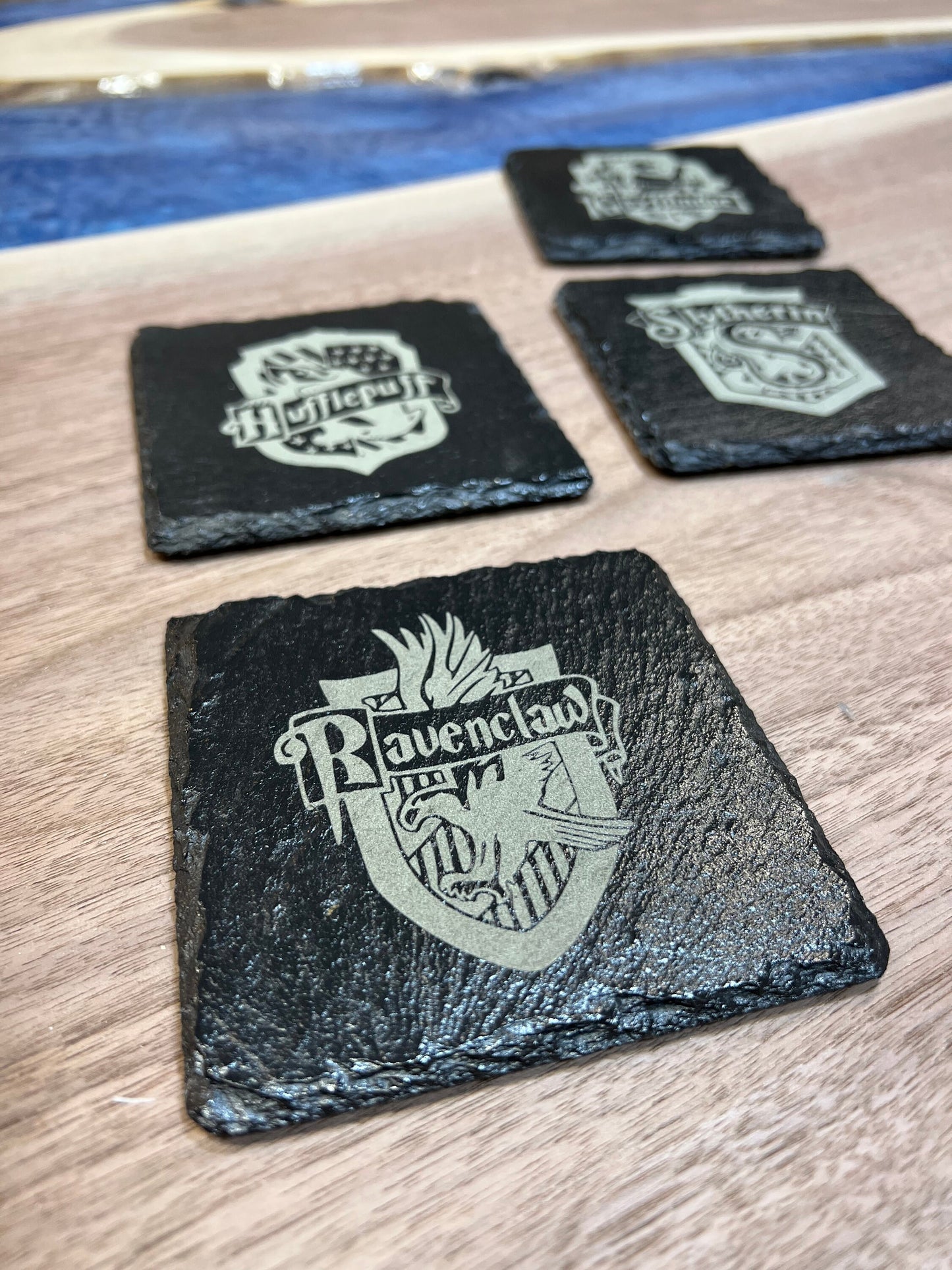 Hogwarts houses Coat of Arms coasters