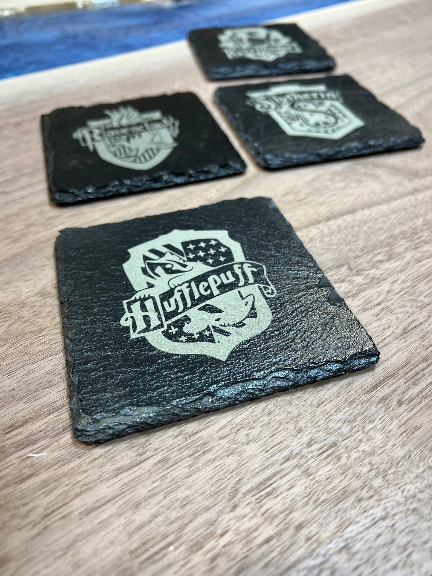 Hogwarts houses Coat of Arms coasters