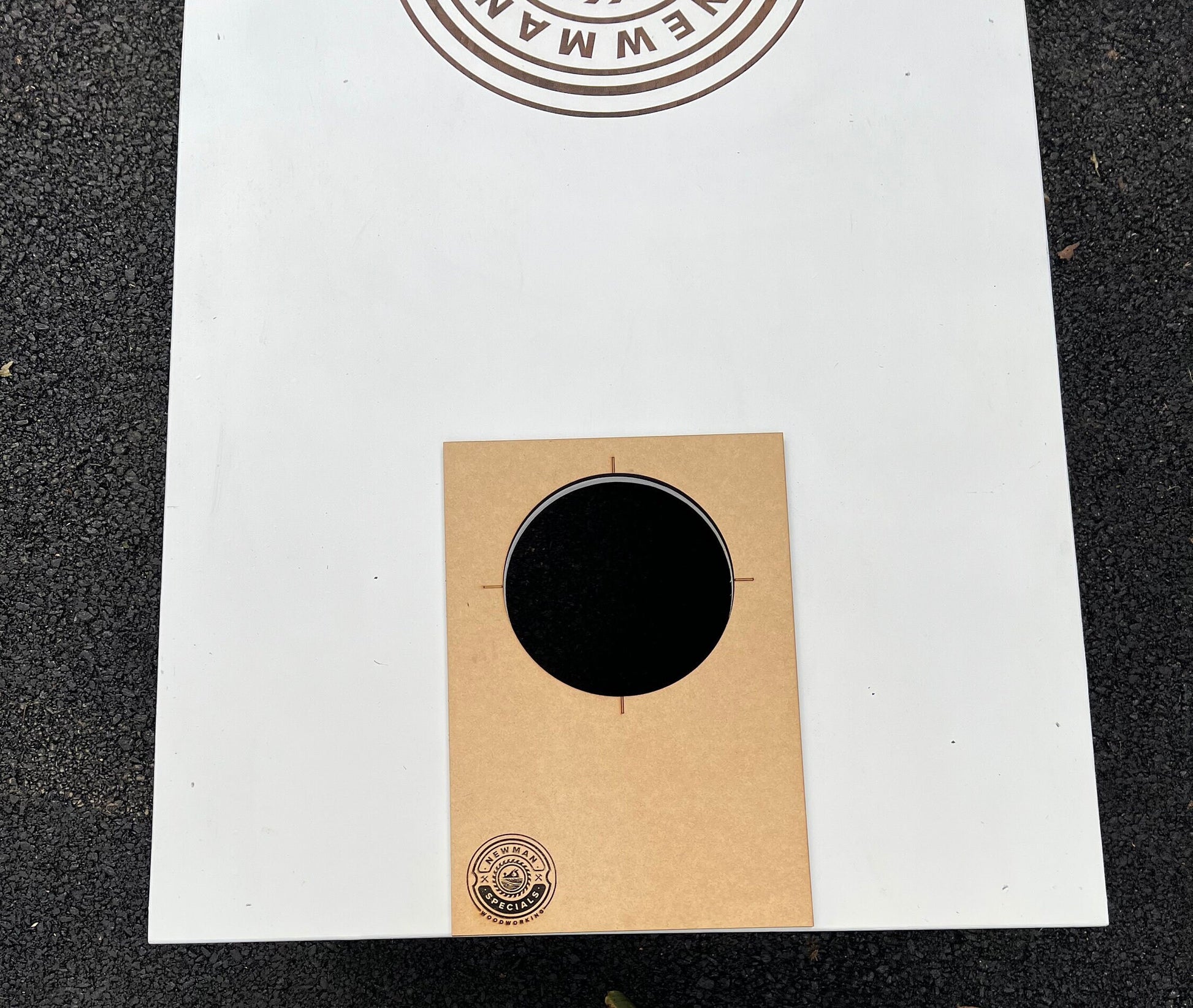Combo Pack - Cornhole Board & Multi-Radius Corner Templates