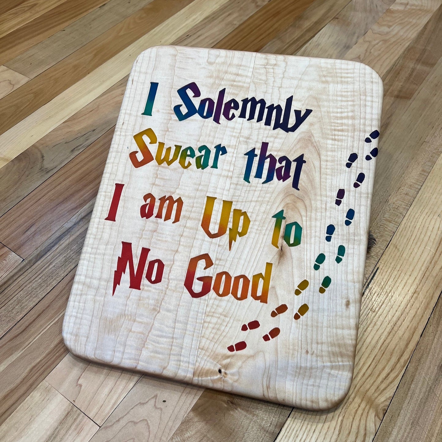 Marauders Map Cutting Boards by Newman Specials Woodwork