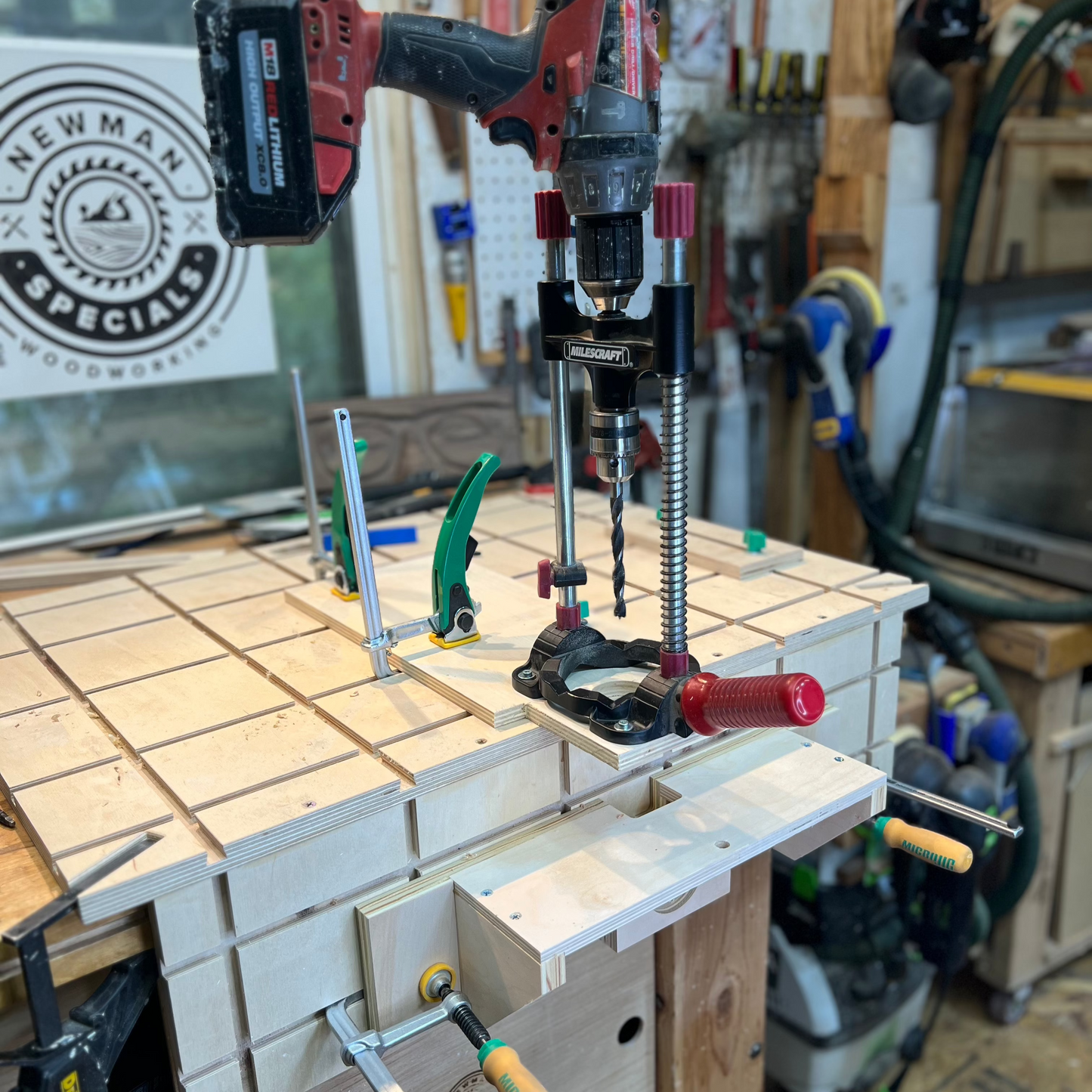 A home made drill press