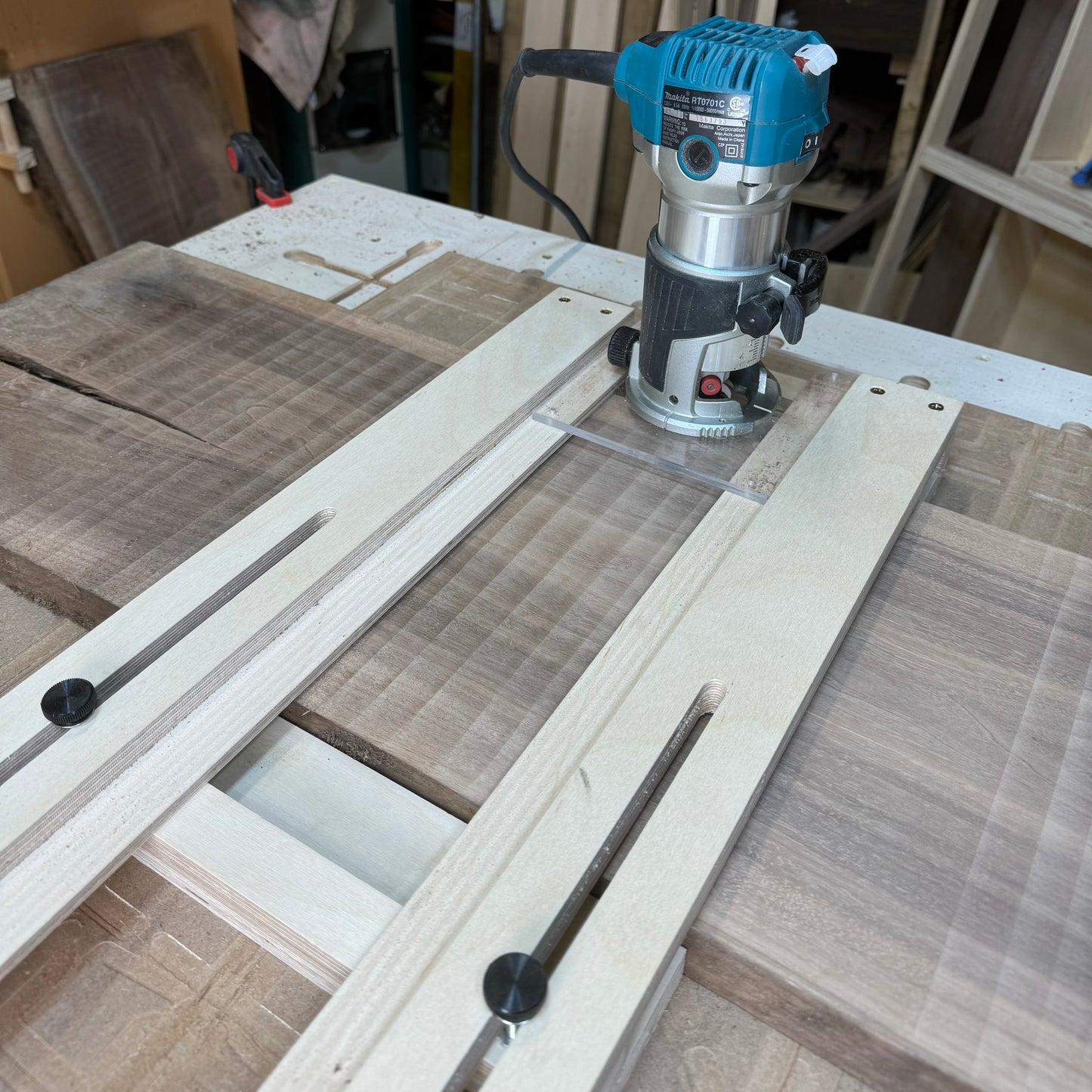 The Big Trim - Router Flattening jig