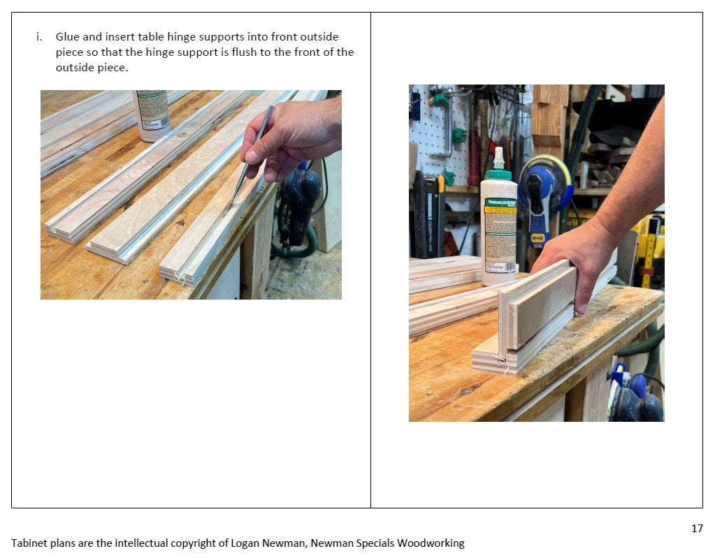 Tabinet Plans for Space-Saving Furniture by Newman Specials